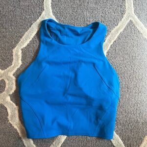 Lululemon high neck cropped tank top